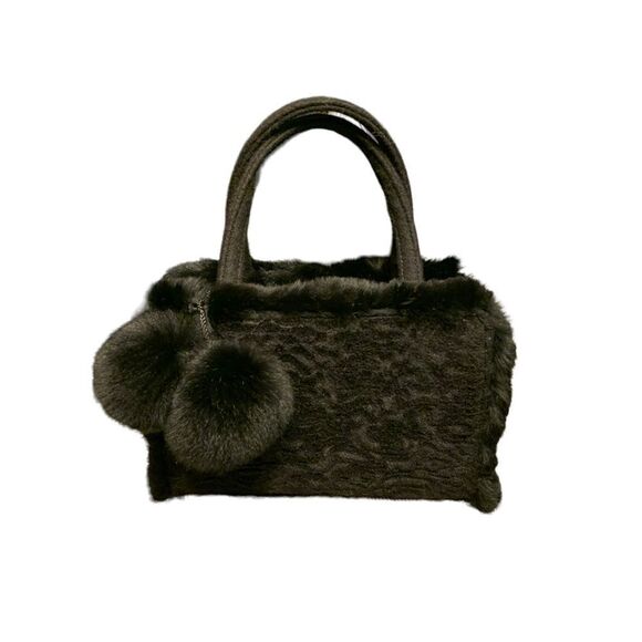 Jeanne Lottie Faux Fur Hand Bag - Picture 2 of 13